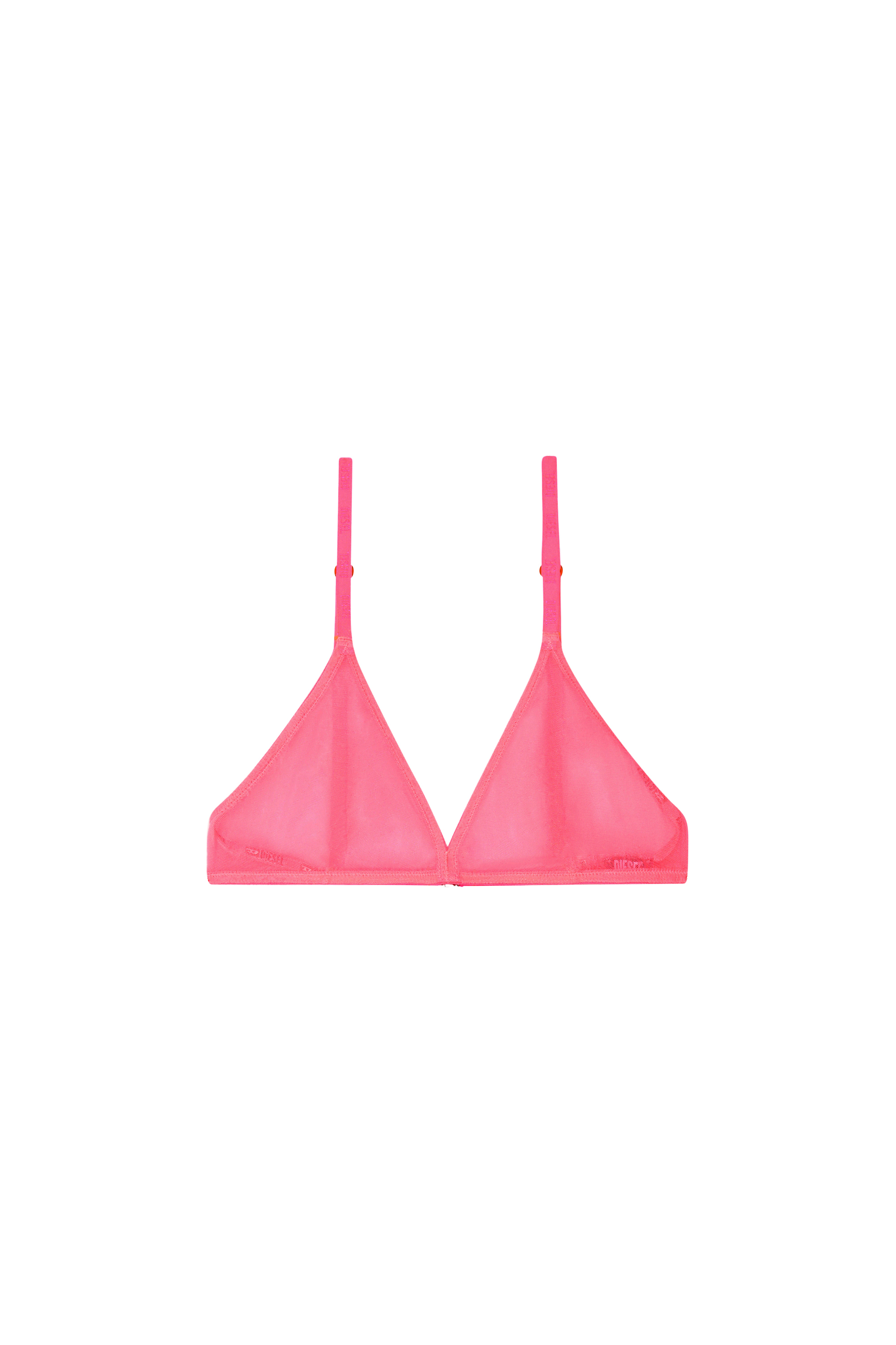 Diesel - UFSB-MUSA, Woman Triangle bra in stretchy mesh in Pink - Image 4
